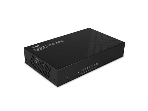 Lindy 38355, HDMI, HDMI, 3,5 mm, 3840 x 2160 piksler, Svart, Metall