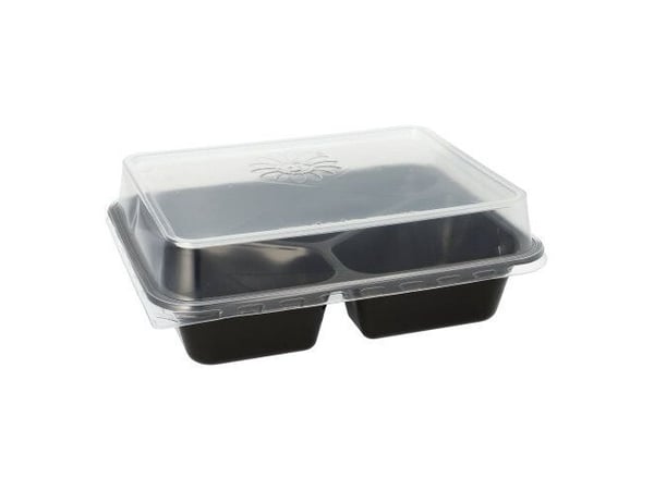 Papstar 96554, Polyetylentereftalat (PET), Sort, 227 mm, 178 mm, 45 mm, 20 stykker