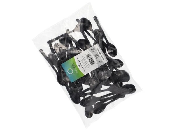 20 PAPSTAR gjenbrukbare plastkaffeskjeer (96438)