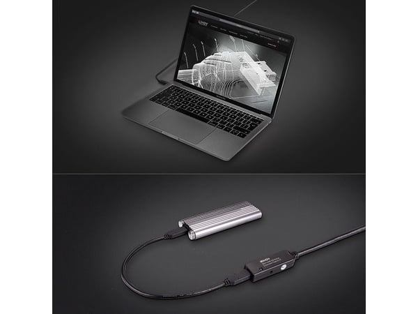 Lindy 43375, 20 m, USB A, USB A, USB 3.2 Gen 1 (3.1 Gen 1), Svart