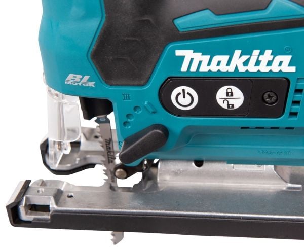Makita DJV185RF1J, Toppgrep, Grønn, 90°, Aluminium, Stål, Tre, Børsteløs, Deep discharge