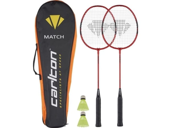 SKO Badmintonracket - Match 100 - for 2 spillere + tilbehør