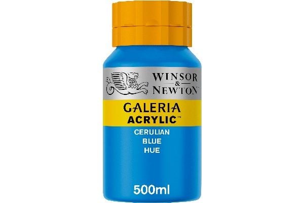 Winsor & Newton Galeria Acrylic, 500 ml, Blå, Flaska