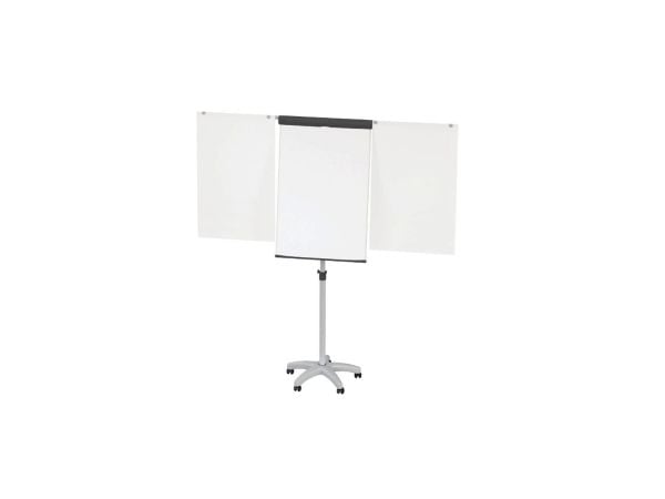 MAUL 6372682, Frittstående, 660 x 970 mm, Portrett, Plast, Stål, Grå, 5 hjul