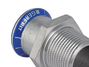 Geb. Mapress RF-sovitin 22x1/2 - Geberit RF-sovitin ulkokierteellä d22mm R1/2