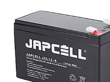 Japcell JCL12-9 12V 9Ah AGM blybatteri Long Life