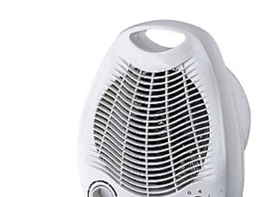 Gripo bordsfläkt 2000W - Vit, med 2 hastigheter (1000W & 2000W), tippskydd