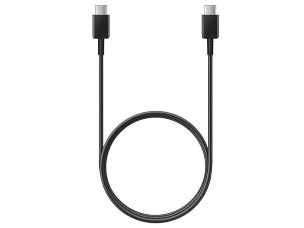 Samsung EP-DA705 - USB-kabel - USB-C (hann) til USB-C (hann) - USB 2.0 - 3 A - 1 m - svart