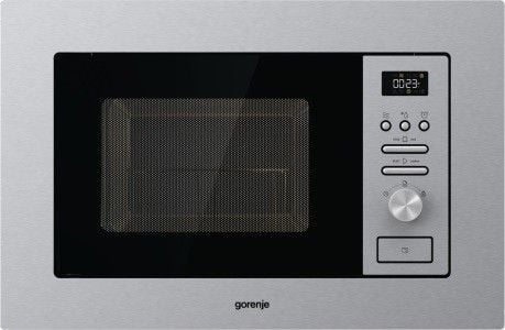 Gorenje BM201AG1X, Inbyggd, Grillmikrovågsugn, 20 l, 800 W, Inbyggd display, LED