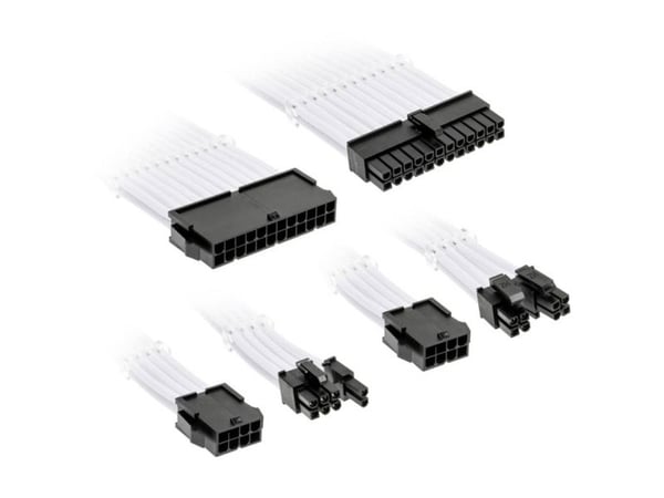 Kolink Core Standard flätat kabel-förlängningskit – Brilliant vit