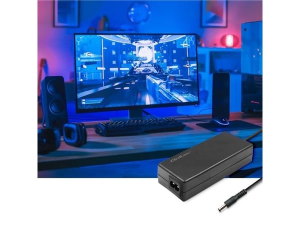 Qoltec 40W | 12V | 3.33A | 5.5*2.1 | + virtajohto