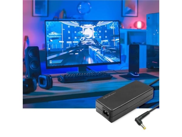 QOLTEC 52410 strømforsyningsadapter til Acer 40W / 19V / 2.1A / 5.5x1.7 (strømkabel)