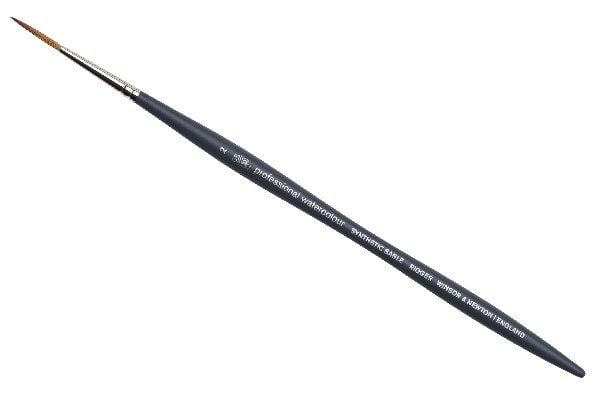 PRO akvarellpensel syntetisk SABLE brush rigger storlek 2