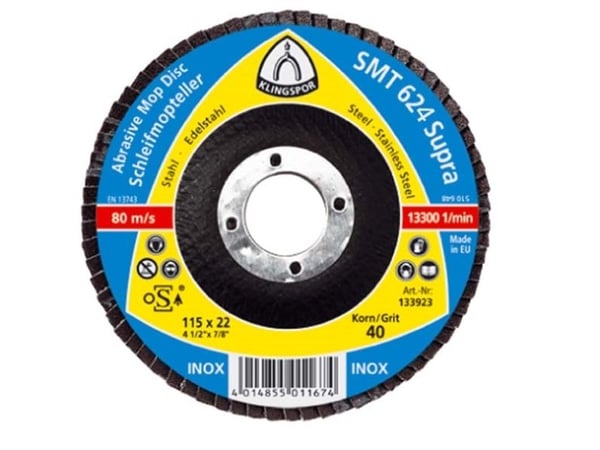 Klingspor hiomamoppikiekot 40 180X22.23Mm Smt624 Klingspor hiomamoppikiekot 40 180X22.23Mm Smt624