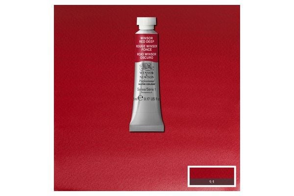 Prof Water Colour 5Ml Winsor Red Deep 725