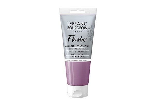 Flashe akryyli 80ml parma vaaleanpunainen irisoiva väri
