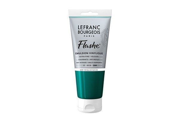 FLASHE ACRYLIC 80ML TUBE PHTHALOCYANINE GREEN