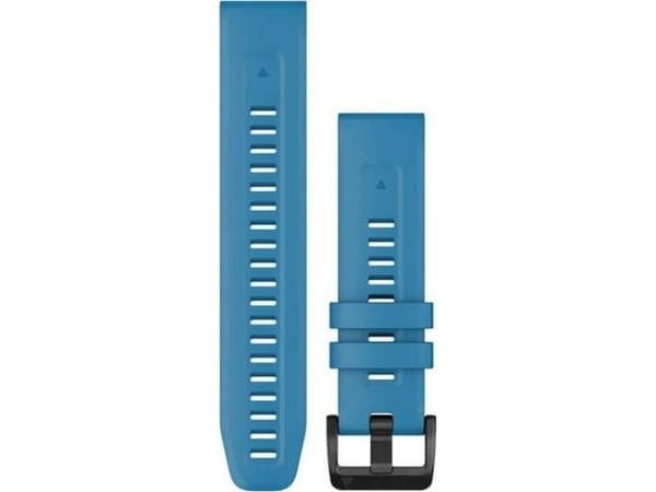 Älykellon Garmin Quatix 7 pikakiinnitteinen silikoniranneke, sininen, 22 mm (010-13111-30)