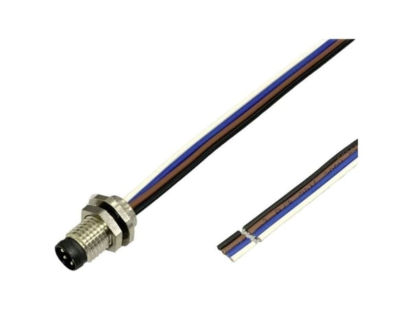 BKL Electronic 2701005 #####Sensor/aktuaattori sisäänrakennettu pistoke M8 2 m Pol-tal (RJ): #####4.5 1 stk