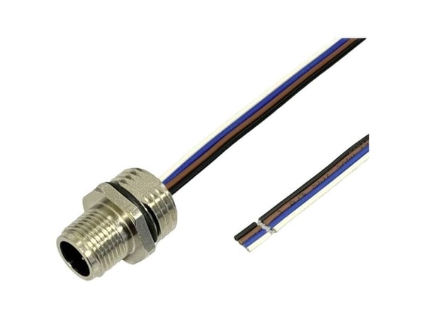 BKL Electronic 2703001 #####Asensorin/toimilaitteen sisäänrakennettu pistoke M12 5 m Pol-tal (RJ): 4 1 kpl