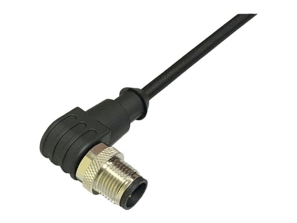 BKL Electronic 2702027 Anturin ja toimilaitteen liitäntäkaapeli M12 pistoke, kulmikas 2 m Navanumero (RJ): 3 1 kpl 1 kpl