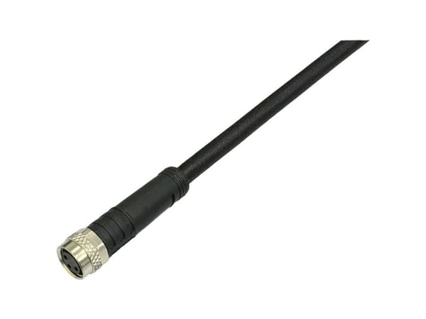 BKL Electronic sensor-/aktor-anslutningskabel M8 rak koppling, 5 m (poler): 4 1 st