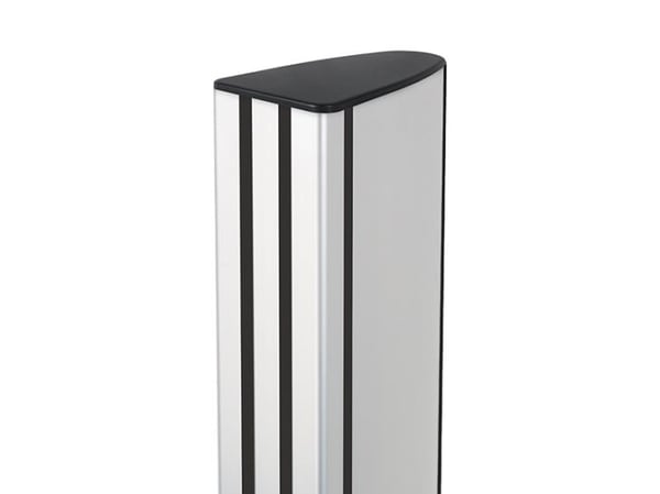 B-TECH System X BT8380 - Monteringskomponent (vertikal søyle) - aluminium - svart