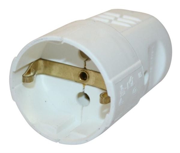 InLine koppling N_L PROT.CONTACT WHITE 17259