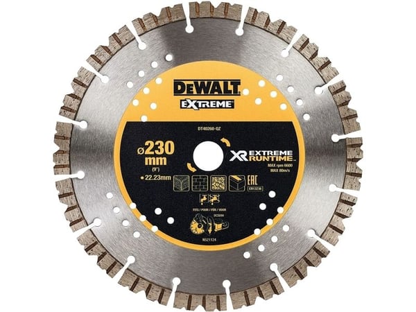 DEWALT DT40260-QZ Timanttinen leikkuukiekko 1 kpl