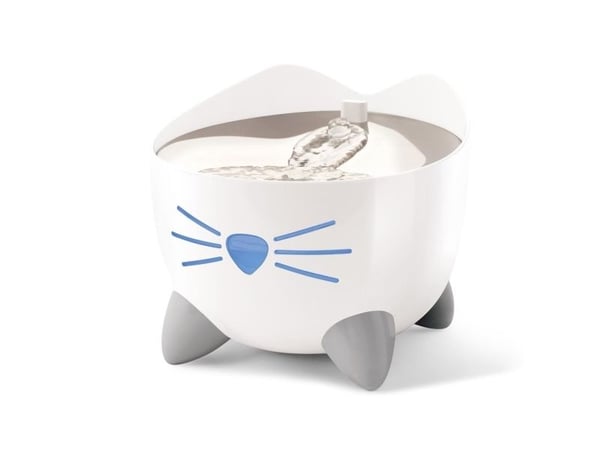 Pixi Smart Fountain, Cat Fountain, Rustfri stålskål, 2L, 21x21x19 cm