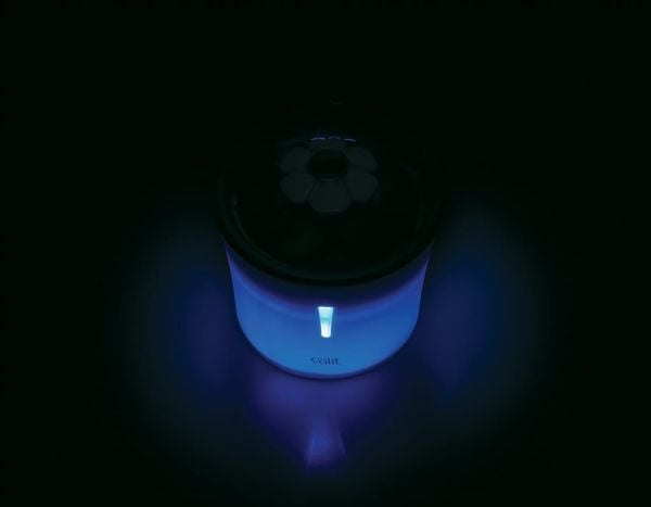 Catit Flower Fountain drikkefontene 3 L med LED nattlys