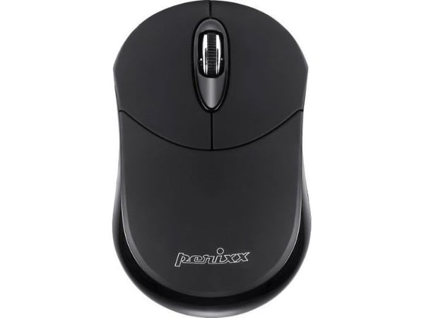 Perixx PERIMICE-802, Ambidextrous, Optisk, Bluetooth, 1000 DPI, Svart