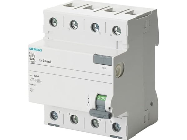 Siemens 5SV46420 FI turvakytkin AC 25 A 0,3 A 400 V AC 25 A 0,3 A 400 V