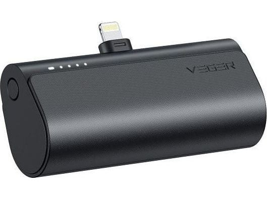 Powerbank Veger W0556P 5000 mAh Sort (USB-C) Powerbank Veger W0556P 5000 mAh Sort (USB-C)