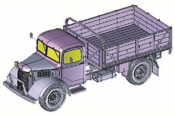 WWII Britannian armeijan 30-wt 4x2 GS kuorma-auto 1:35