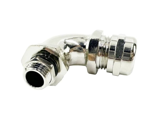 TRU COMPONENTS TC-11447420 Kaapeliläpivienti PG9 Messinki (niklattu) Metalli 1 kpl