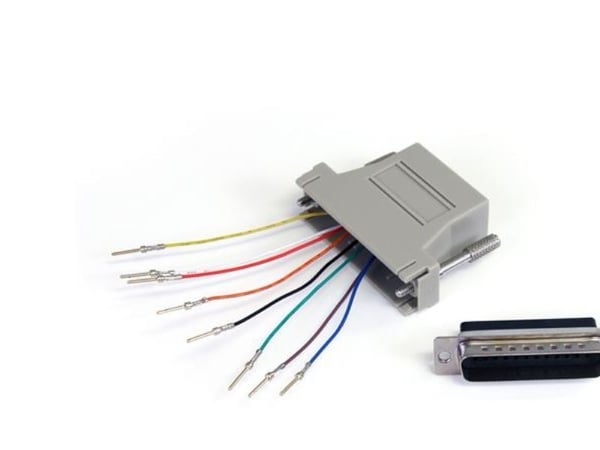 StarTech DB25 to RJ45 Modular Adapter - M/F - Serial adapter - DB-25 (M) to RJ-45 (F) - GC258MF - Seriell adapter - DB-25 (hann) til RJ-45 (hunn)