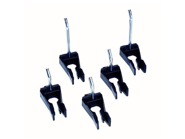 raaco 110716, Krokverktøyholder, Polyoksymetylen (POM), Stål, Sort, 27 mm, 79 mm, 60 mm