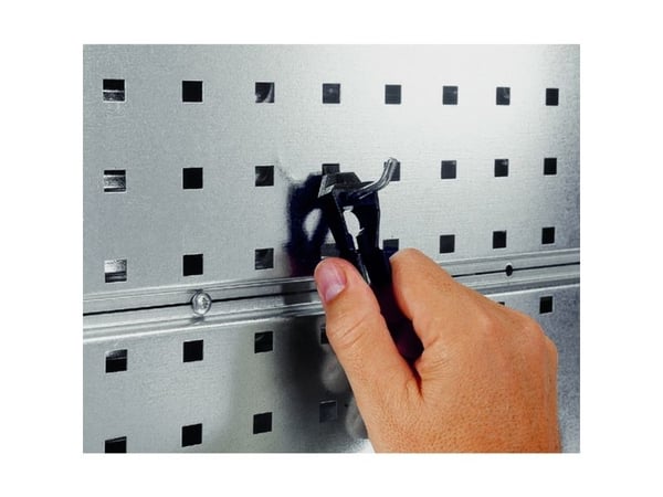 raaco 110716, Krokverktøyholder, Polyoksymetylen (POM), Stål, Sort, 27 mm, 79 mm, 60 mm