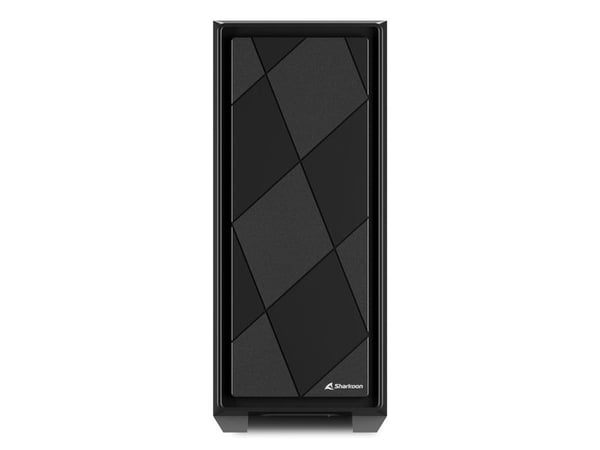 Sharkoon VS8 RGB - ATX-boks - sidepanel med vindu (herdet glass) - ingen strømforsyning - svart - USB/lyd