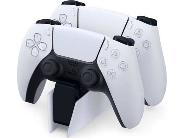 Sony DualSense-lataustelakka PlayStation 5:lle, musta/valkoinen