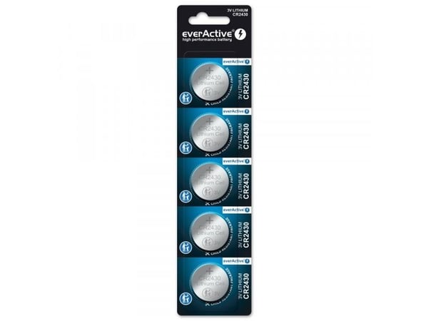 Everactive CR24305BL, Engangsbatteri, CR2430, Lithium, 3 V, 5 stykker, 10 år