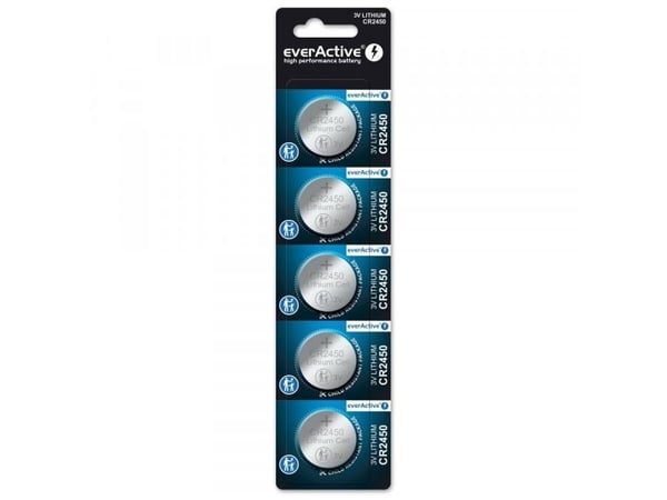 Everactive CR24505BL, Engangsbatteri, CR2450, Lithium, 3 V, 5 stykker, 10 år