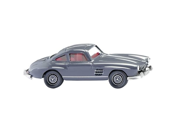 Wiking 0230 02 H0 personbil - Mercedes Benz 300 SL Coupé - jern grå Wiking 0230 02 H0 personbil - Mercedes Benz 300 SL Coupé - jern grå