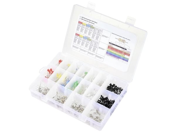 TRU COMPONENTS LED med ledningar rund 3 mm/5 mm 55 mcd–14400 mcd 30° 20 mA 1.8 V