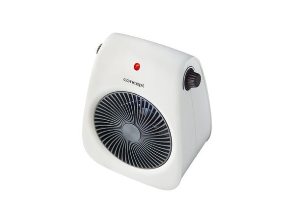 Concept VT7040, Sähkökäyttöinen lämpötuuletin, 1,25 m, Sisätila, Lattia, Valkoinen, Muovi
