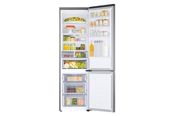 Samsung RB38T607BS9, 387 l, SN-T, 8 kg/24t, B, Fresh zone compartment, Rustfritt stål