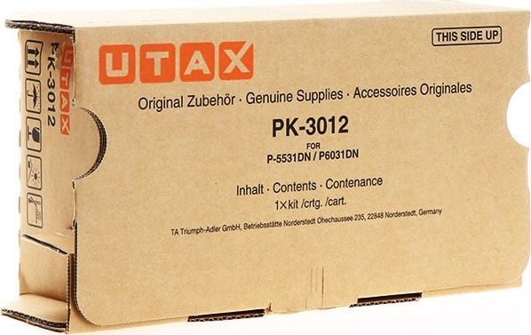 UTAX PK3012, 25000 sider, Svart, 1 stykker