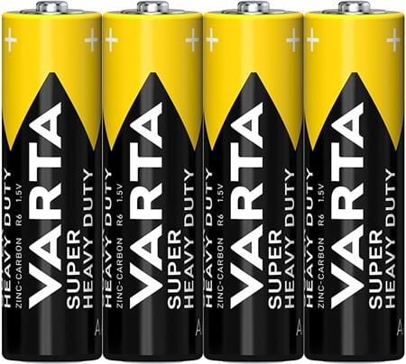 Varta SUPERLIFE AA, AA, Sink-Karbon, 1,5 V, 50,5 mm, 1,45 cm, 16,7 g