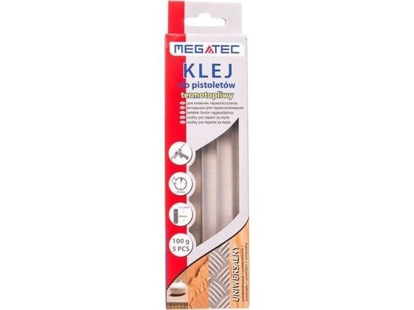 Limstaver Megatec 11 mm x 200 mm transparente 5 stk 0,1 kg termisk (BN1051 UNIWERS)